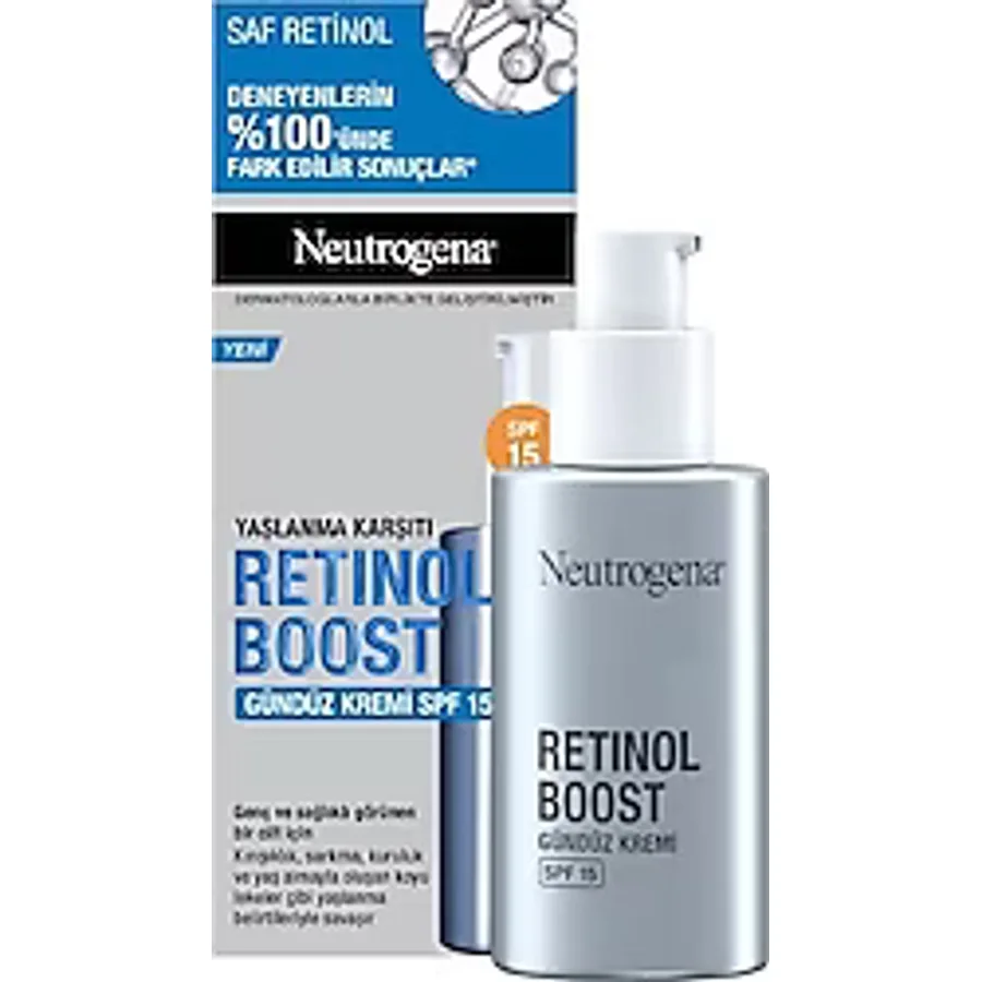 Neutrogena Retinol Boost Yaşlanma Karşıtı Gündüz Kremi Spf 15 50 ml