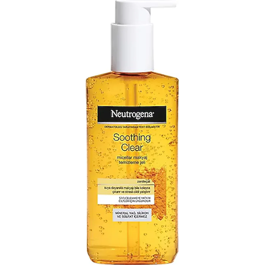 Neutrogena Soothing Clear Micellar 200 ml Makyaj Temizleme Jeli