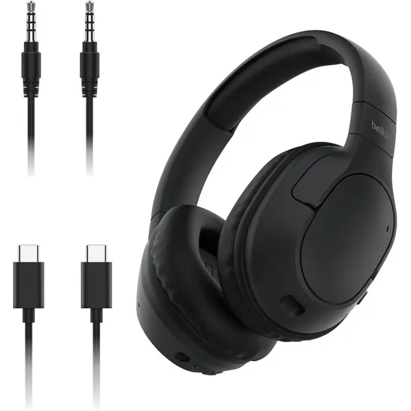 Neva Home Soundform Surround Bluetooth Kulak Üstü Kulaklık, Gürültü Engelleme, Kablosuz, 60 Saat Çalma Süresi, Yumuşak Kulak Yastıkları, Iphone, Galaxy, Ipad, Seyahat, Ev, Ofis İçin, Mavi