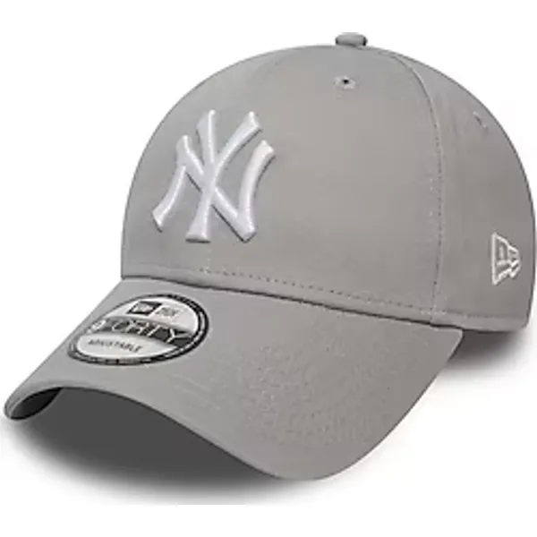 New Era 9FORTY New York Yankees Essential 10531940 Gri Beyzbol Şapkası