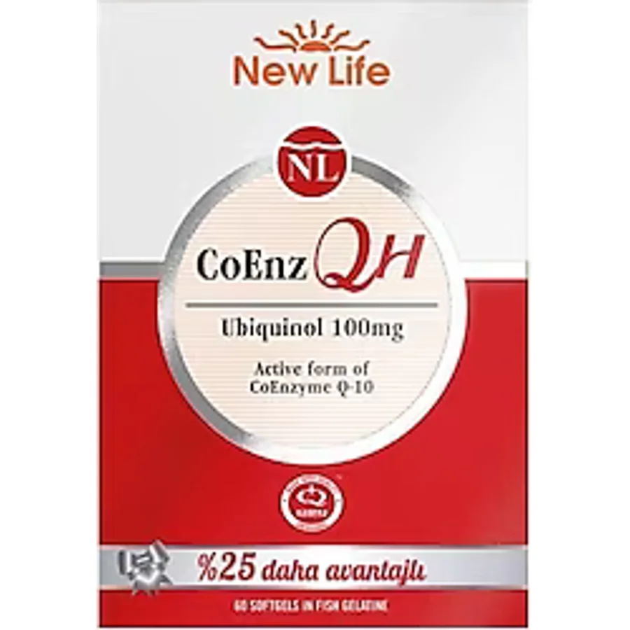 New Life Coenz QH Ubiquinol 60 Kapsül