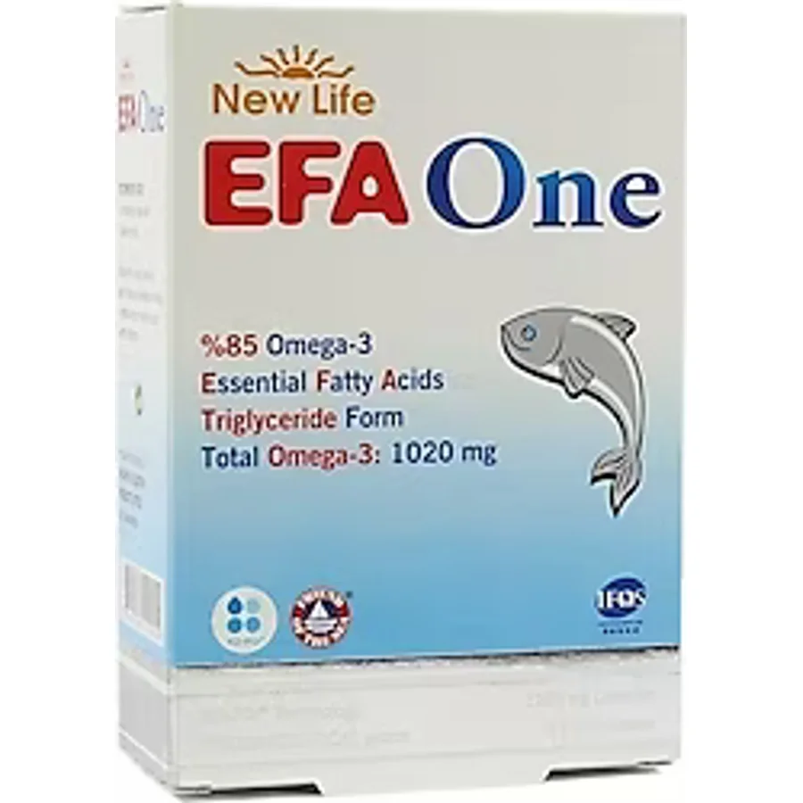 New Life Efa One S-1200 Omega 3 Balık Yağı 45 Kapsül