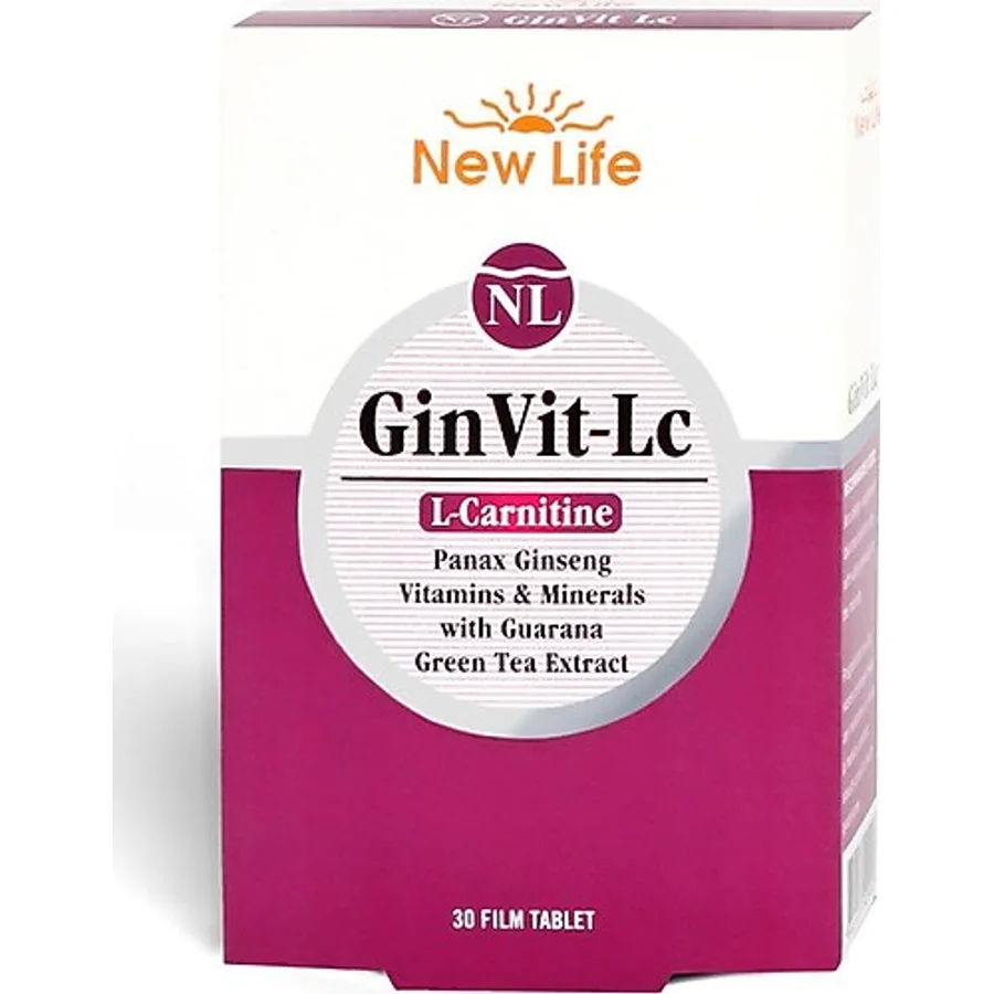 New Life Ginvit Lc 30 Tablet - Aromasız