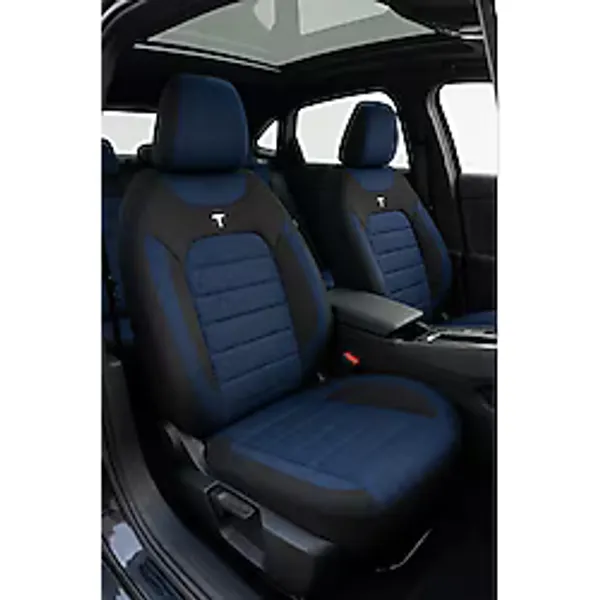 NewDeco Fiat Linea Uyumlu Premium Keten Oto Koltuk Kılıfı Airbag Uyumlu Tam Set