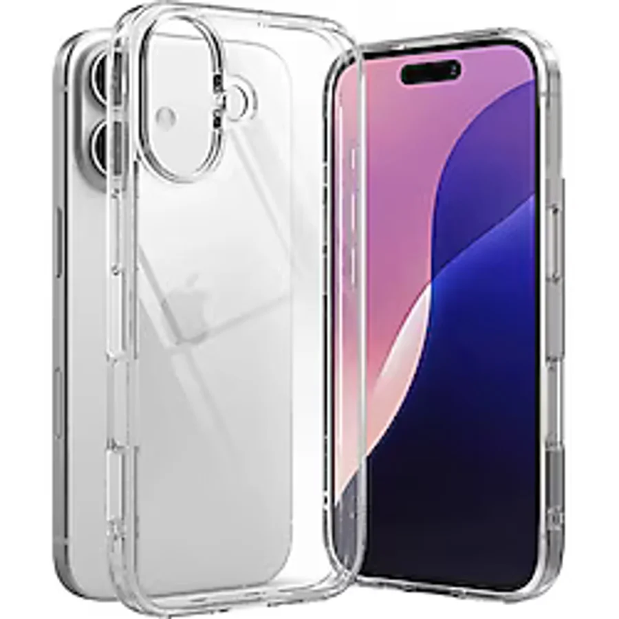 Newface Apple Uyumlu iPhone 17 Lüx Şeffaf Silikon - Şeffaf Şeffaf