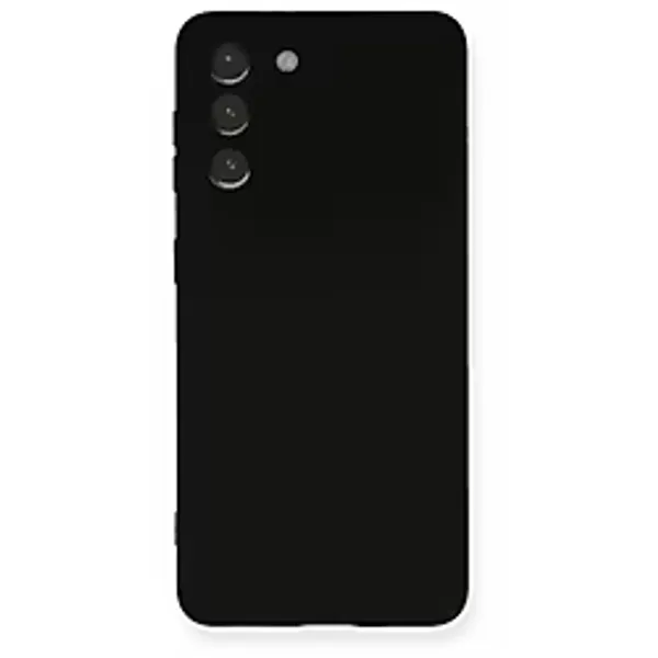 NEWFACE Samsung Galaxy S21 Fe Uyumlu Nano İçi Kadife Silikon Telefon Kılıfı Siyah