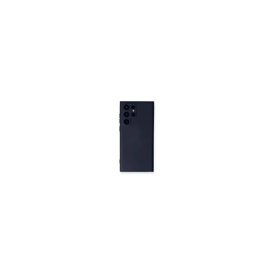 NEWFACE Samsung Galaxy S23 Ultra Uyumlu Nano İçi Kadife Silikon Telefon Kılıfı Lacivert