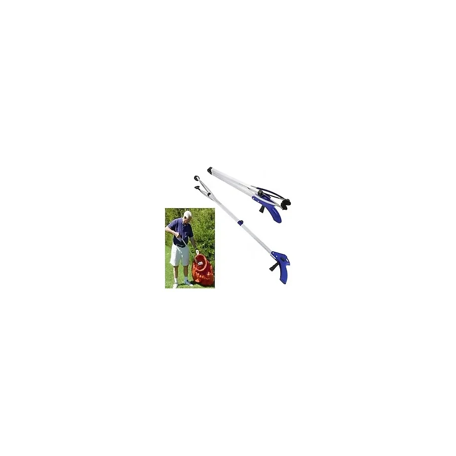 Newstore Home Mavi Renkli Katlanır Çubuk Çöp Toplama Aparatı Kıskacı 80 cm 1 Adet Hafif ve Pratik