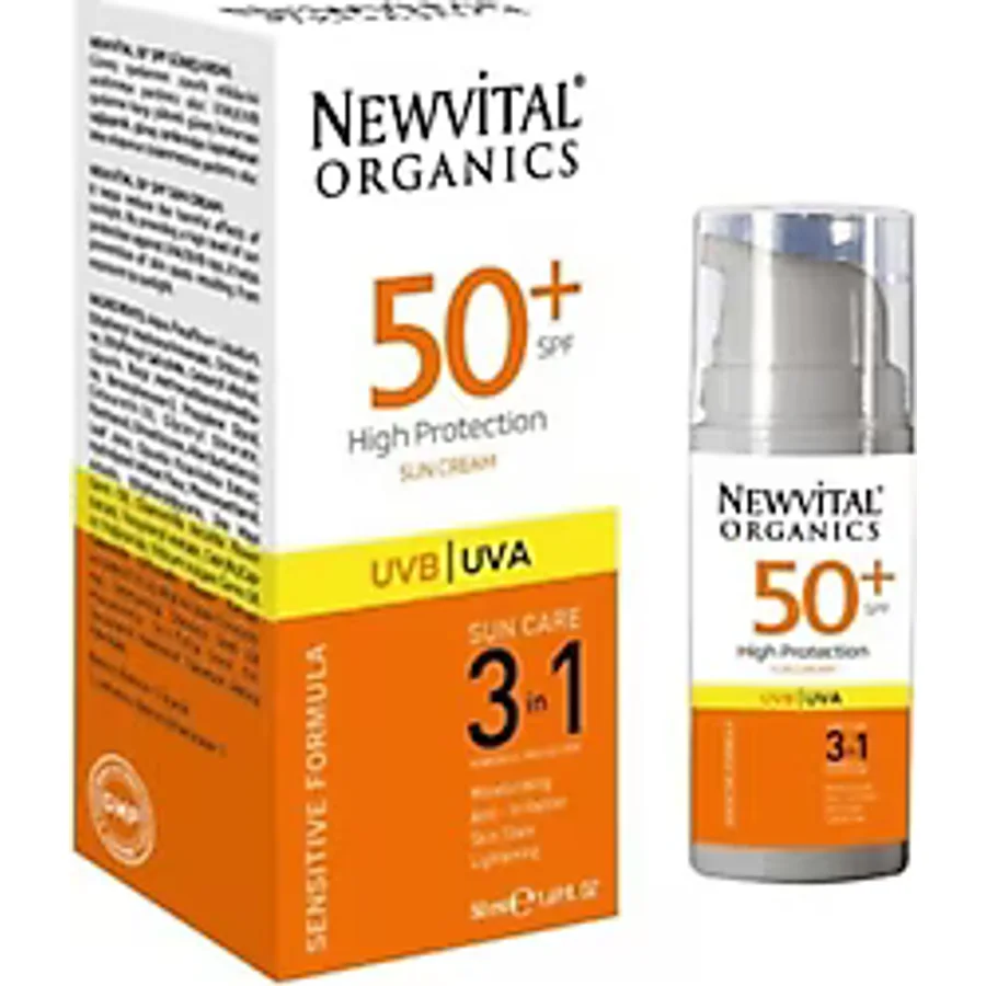 Newvital 50 ml 50 Faktör Güneş Kremi
