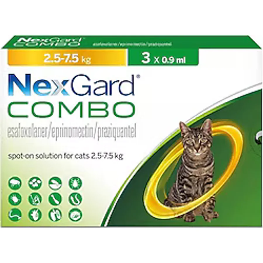 Nexgard Spectra COMBO 2.5-7.5 kg Kediler için Damla