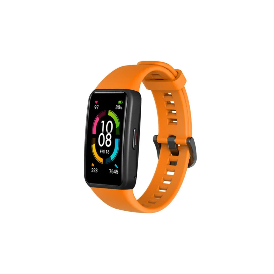 Nezih Case Huawei Band 6 Uyumlu Yumuşak (RENKLİ ŞIK TASARIM) Jel Silikon Kordon