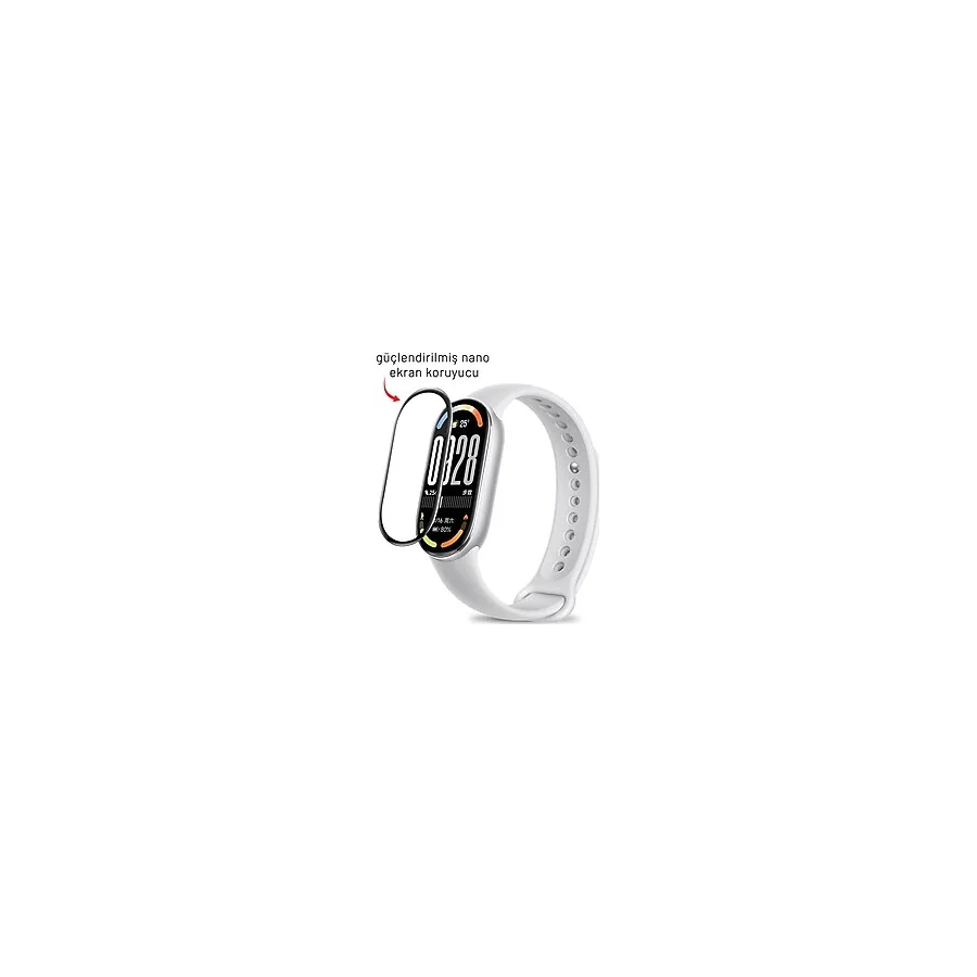 Nezih Case Mi Band 10 Uyumlu Güçlendirilmiş Nano Ekran Koruyucu