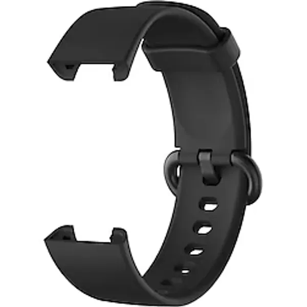 Nezih Case Xiaomi Mi Watch Lite Uyumlu Klasik Kordon Akıllı Saat Bileklik Kordonu Siyah