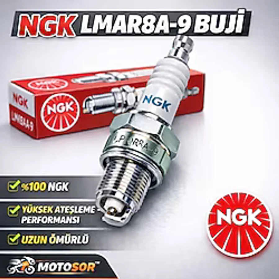 NGK LMAR8A-9 Buji PCX NMAX Forza ADV Uyumlu Motosiklet Bujisi MOTOSOR