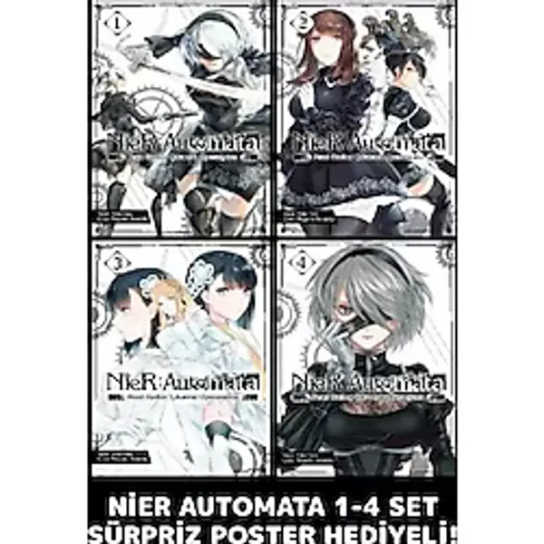 NieR: Automata 1-4 Poster Hediyeli Set