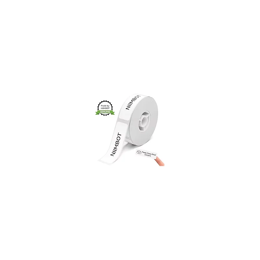 NIIMBOT Akıllı telefon etiketleri, Bluetooth kablosuz etiket makinesi için el etiketi, ev ve ofis organizasyonu için, küçük, 1 rulo yapışkan bant.