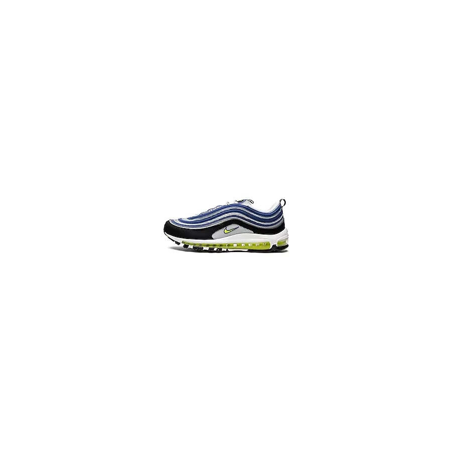 Nike Air Max 97 (Gs) Erkek Atletizm Ayakkabısı, Atlantic Blue Voltage Yellow, 40 EU