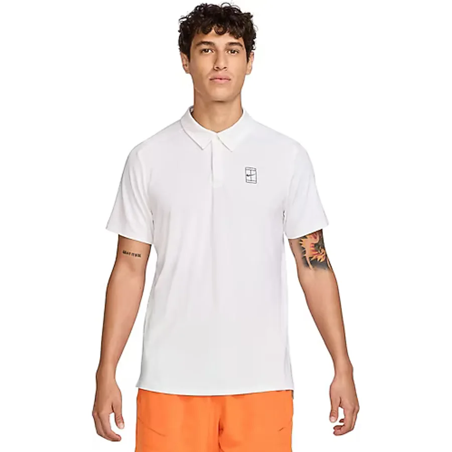 Nike Court Advantage Dri-Fit Tennis FZ6907 Kısa Kollu Polo Yaka Erkek Tenis Kıyafeti