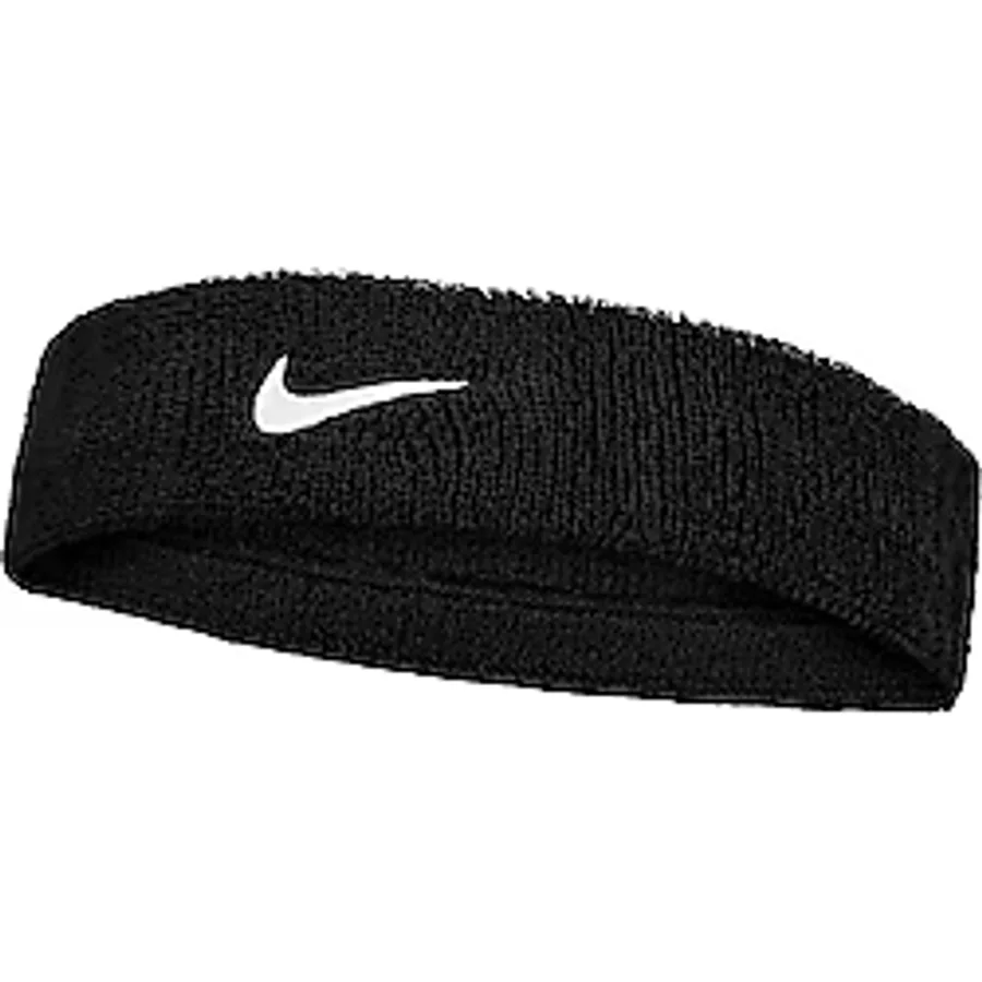 Nike Swoosh Classic Siyah Saç Bandı N.101.2407.010 Siyah
