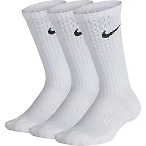 Nike SX6842-100 Performance Cushioned Crew Çocuk 3 Lü Çorap Seti - Beyaz - 38 - 42