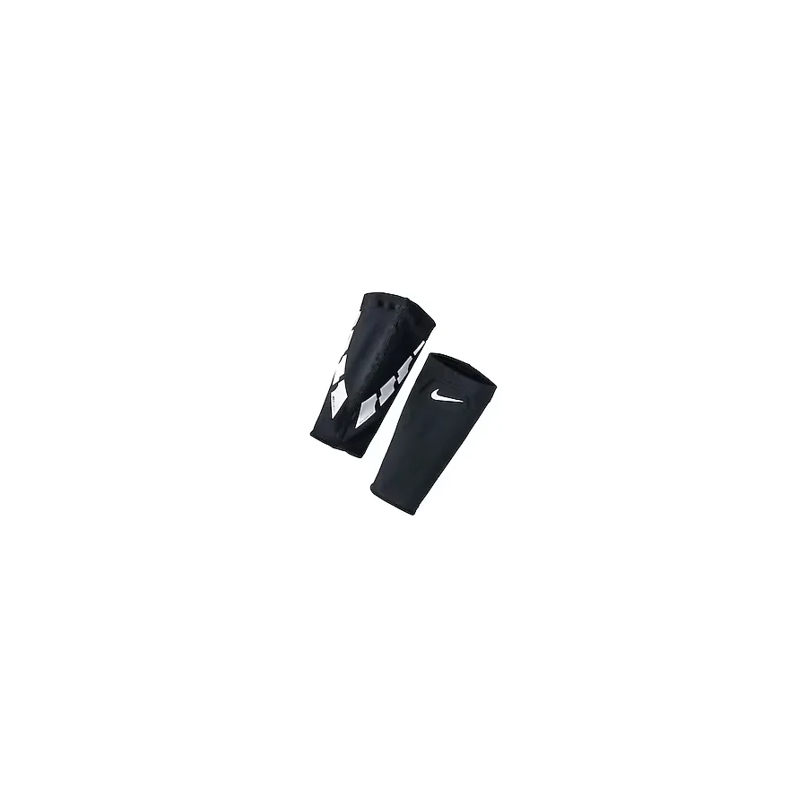 Nike Unisex Adult Guard Lock Elite Football Sleeve tekmelik, siyah/beyaz/beyaz, L