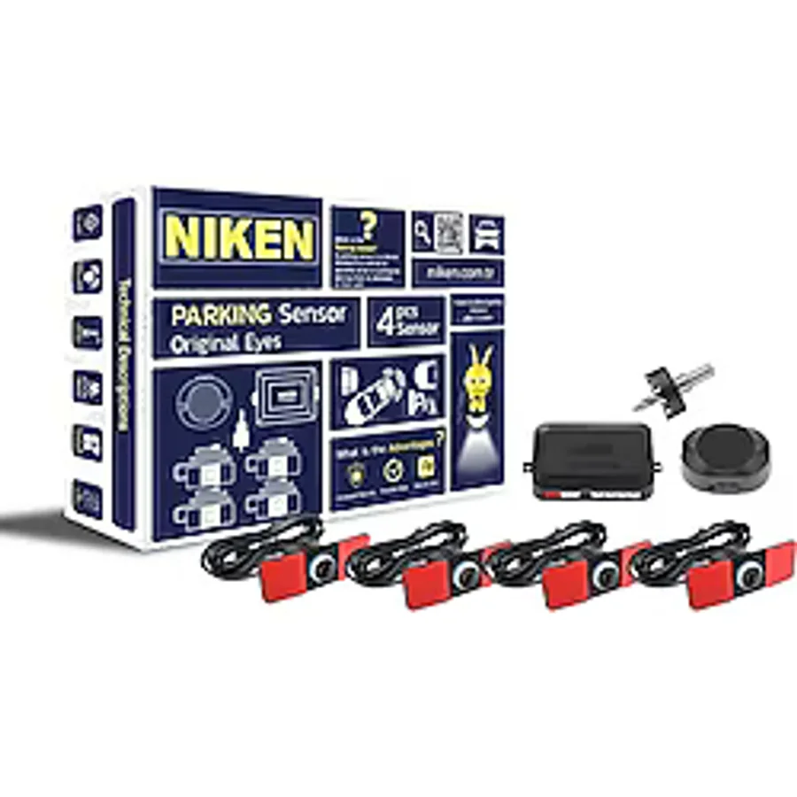 Niken Araç Geri Park Sensörü Oem Göz Model Ses İkazlı Siyah Niken