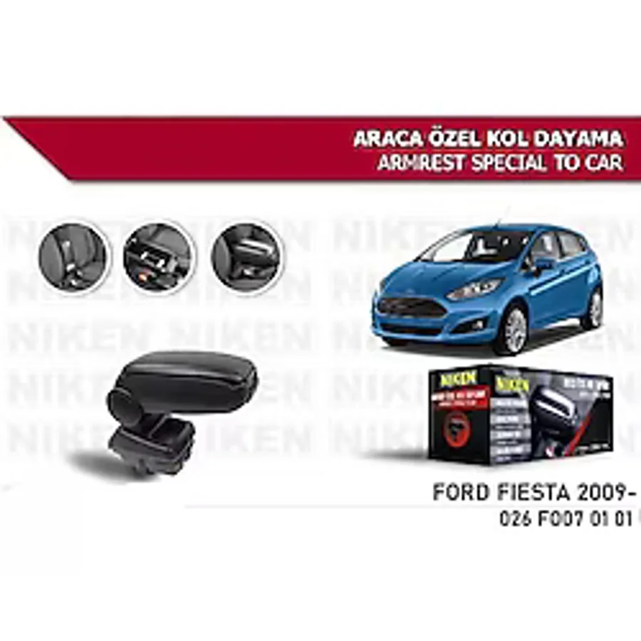 NİKEN FORD FİESTA ARACA ÖZEL KOL DAYAMA KOLCAK 2009 SONRASI