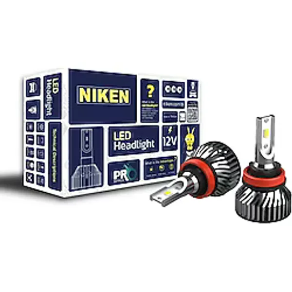 Niken H8 Led Xenon Far Aydınlatma Seti Şimşek Etkili Pro 6400lm