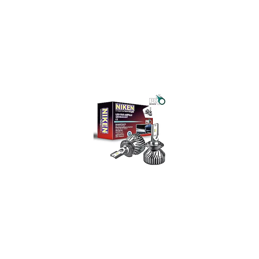 Niken Pro Seri Slim Led Xenon Far Ampulü H4 12v 6000k 8000lm