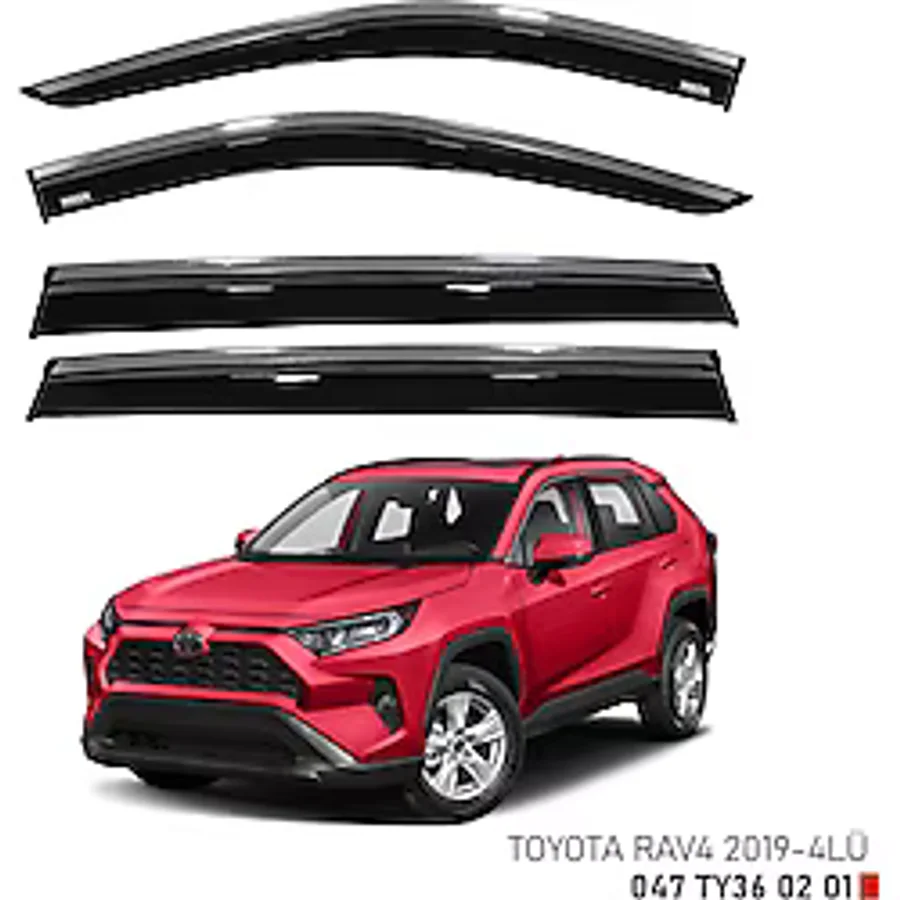 Niken Toyota Rav4 Niken Kromlu Cam Rüzgarlığı 4lü Set 2019 ve Üstü