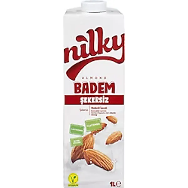 Nilky Şekersiz Badem Sütü 1 lt