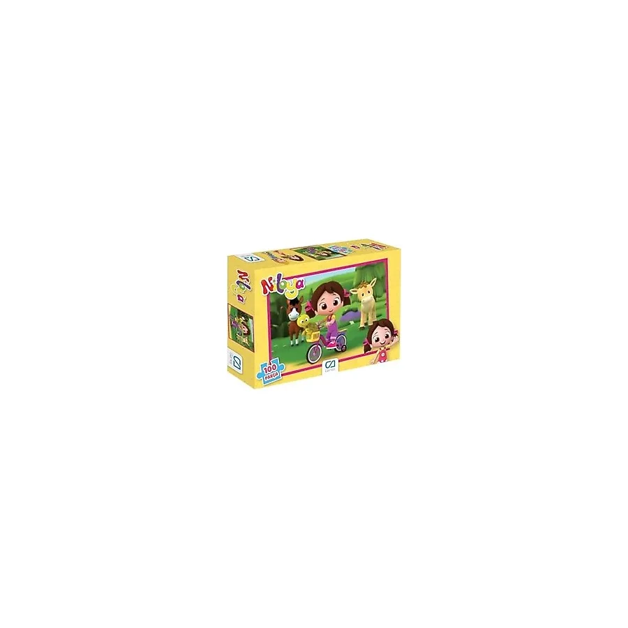 Niloya Lisanslı 100 Parça 34X24CM Çocuk Puzzle Yapboz Serisi