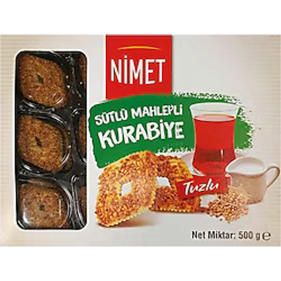 Nimet 500 gr Sütlü Mahlepli Kurabiye