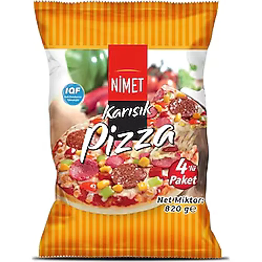 Nimet Dondurulmuş Karışık Pizza 4x205 gr