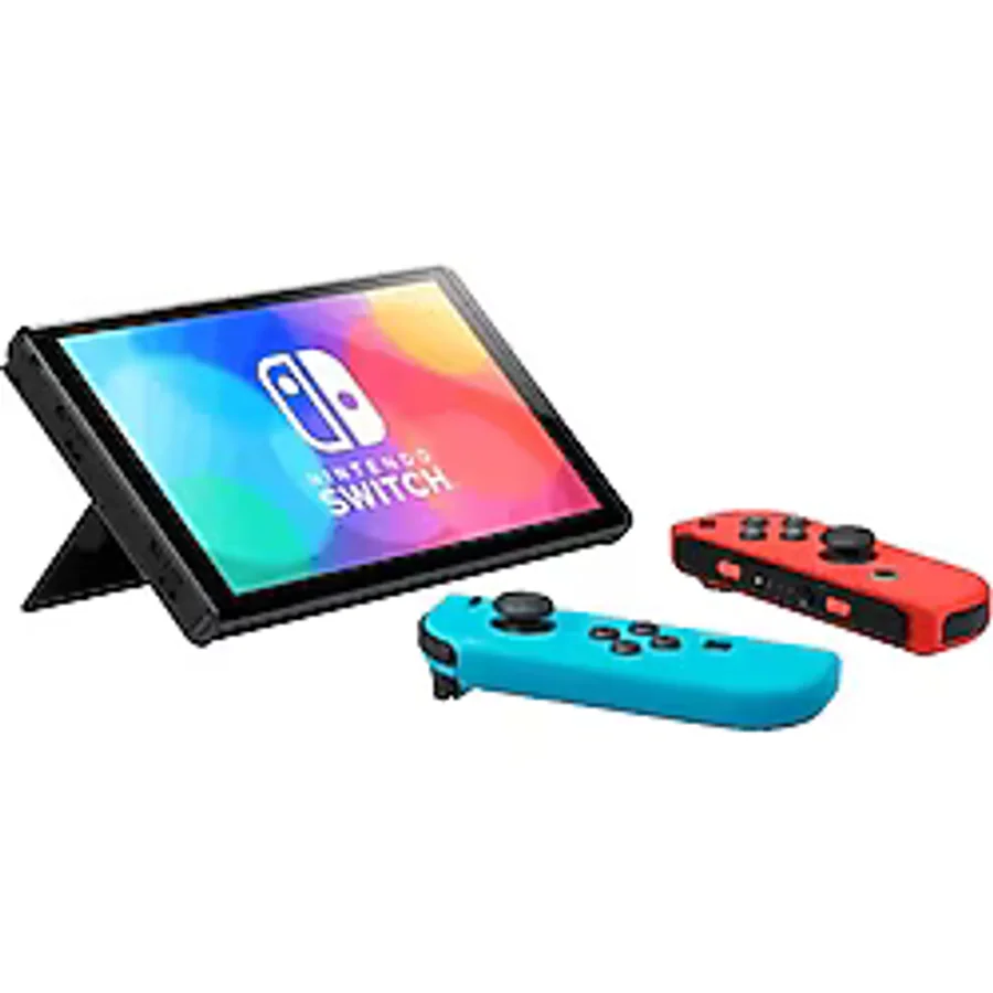 Nintendo Nıntendo Swıtch OLED Konsol Kırmızımavi CON. NSW- 0061 - Kırmızı - Siyah