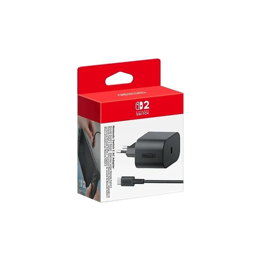 Nintendo Switch 2 Ac Adaptör Orijinal Türkiye Girişli Şarj