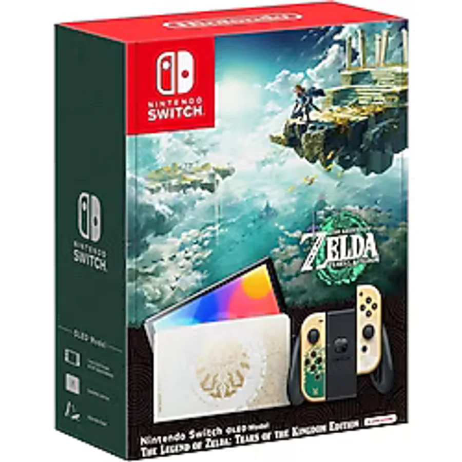 Nintendo Switch Oled Model Konsol Zelda Tears Of The Kingdom Limited Edition