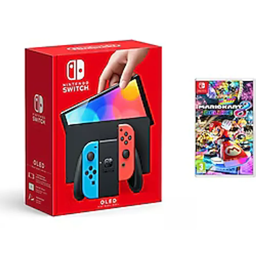 Nintendo Switch OLED Yeni Nesil Konsol 64GB + Mario Kart 8 Deluxe Oyunlu Bundle