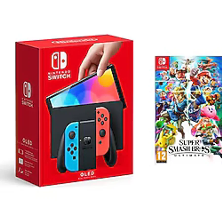 Nintendo Switch OLED Yeni Nesil Konsol 64GB + Super Smash Bros Ultimate Oyunlu Bundle
