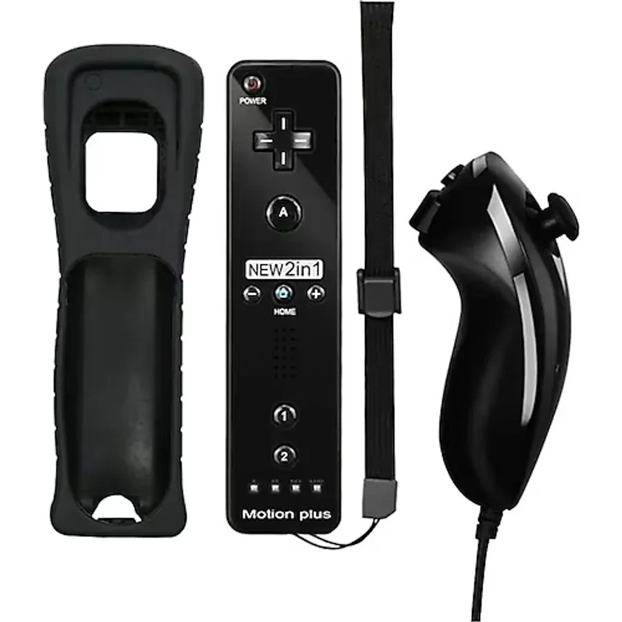 Nintendo Wii 2İn1 Motion Plus Remote Kontroller + Nunchuk Kontroller Set