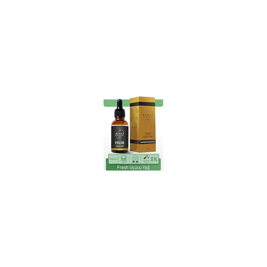 Nioli Fresh Esansiyel Uçucu Yağ Buhurdanlık Yağı Aromaterapi Yağı 30 ML