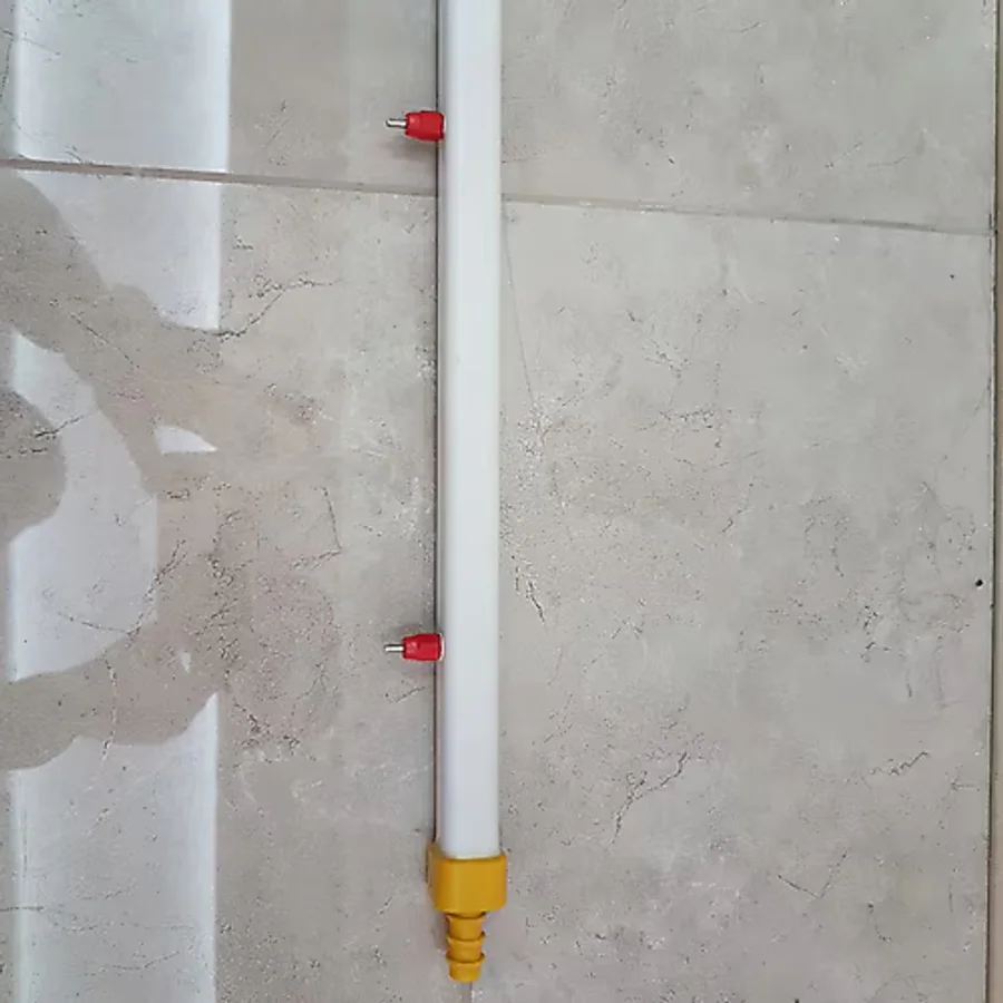 Nipel Tavuk Suluk 40 Cm 2 Nipelli Kare Boru