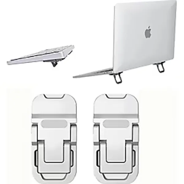 Nirnisa 1 Çift Mini Laptop Standı 2 Kademe Yükseklik Ayarlı Tablet Macbook Telefon Tutucu Yükseltici Ayak