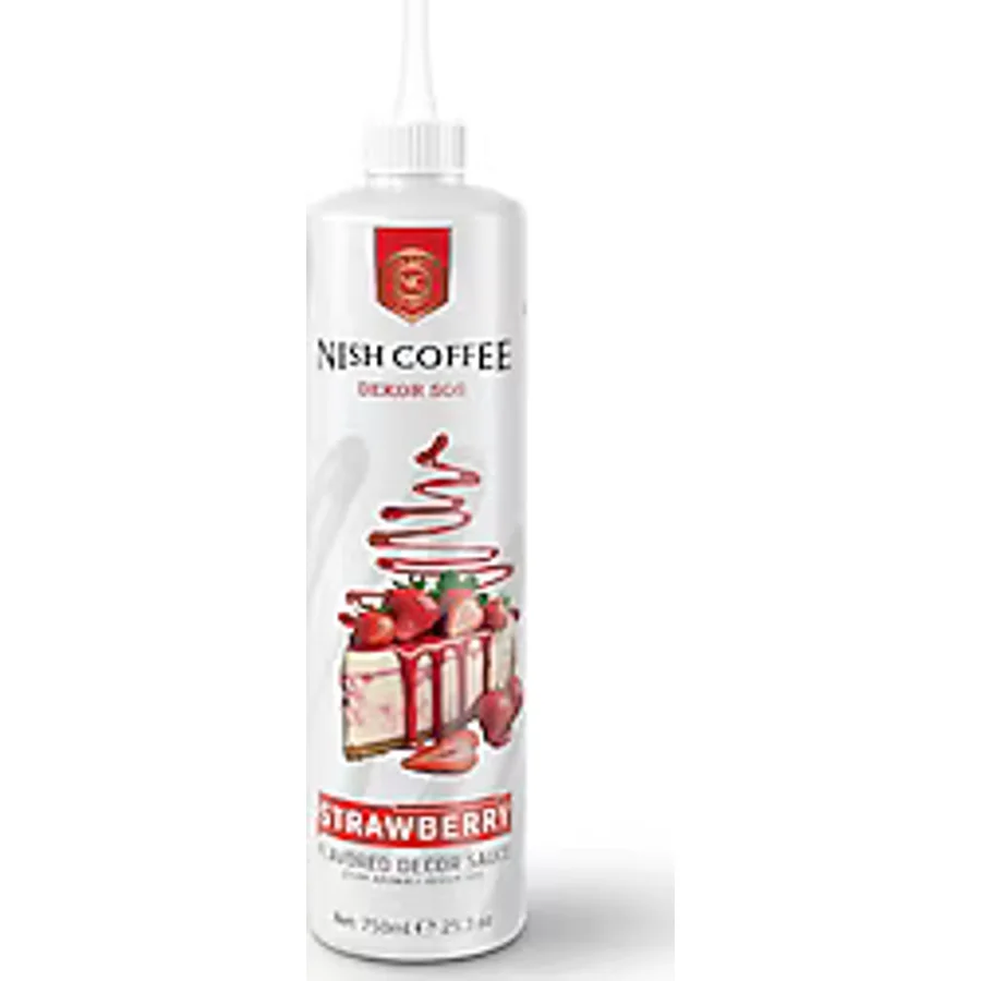 Nish Çilek Aromalı Dekor Sos 750 gr
