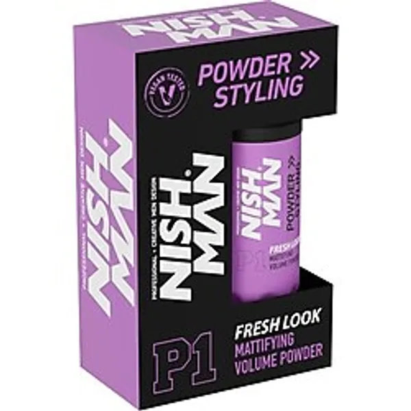 NISHMAN Saç Şekillendirici Toz Wax P1 Fresh Look / Oynanabilir Yapı / Kalıcı Saç Parfümü Içerikli - 20 gr