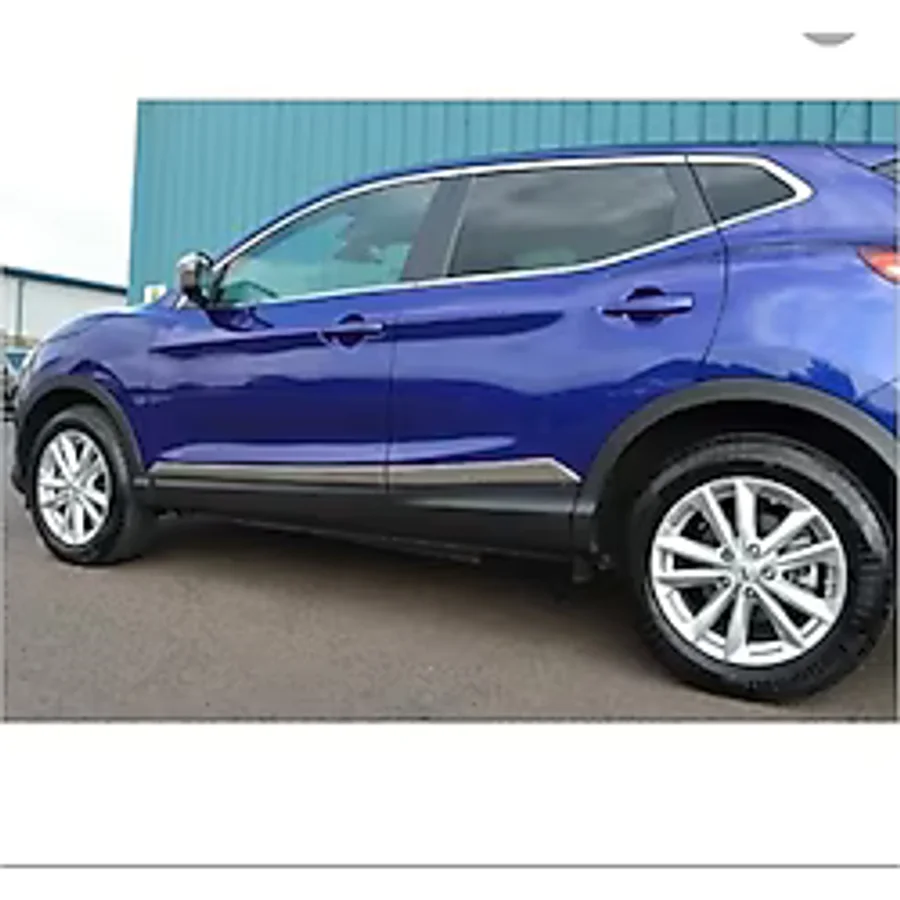 NISSAN QASHQAI 2014+2021 P.ÇELİK KROM YAN KAPI ÇITASI 4 AD