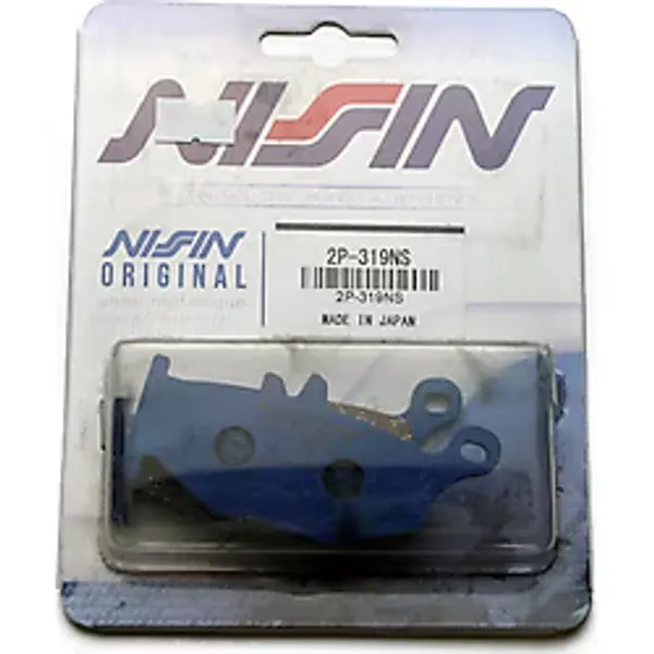 Nissin 2P-2319NS Yarı Metalik Motosiklet Fren Balatası - Siyah