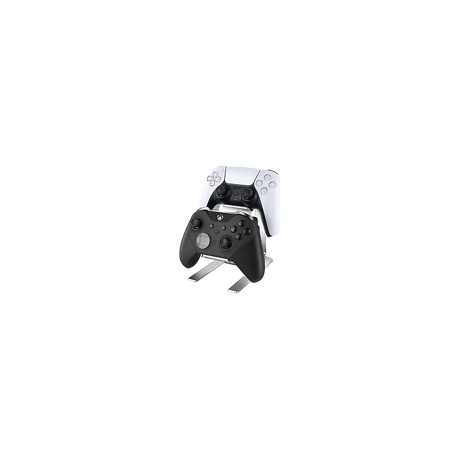 Niubixx Denetleyici Tutucu - 2 Katmanlı Evrensel Alüminyum Ekran Standı Aksesuarları PC Oyun Masası Dekor Eşyaları Xbox Series X S, Elite 2, PS5, PS4, PS3, Switch Pro ve Neredeyse Tüm Denetleyiciler i