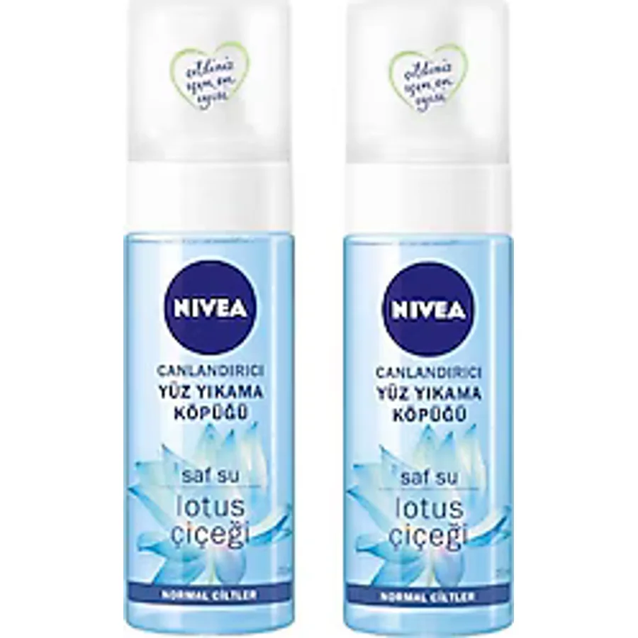 Nivea Canlandırıcı Normal Ciltler için 150 ml 2 Adet Yüz Yıkama Köpüğü