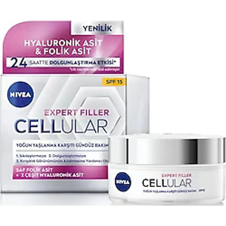 Nivea Cellular Expert Filler Yoğun Yaşlanma Karşıtı 30 Faktör Gündüz Kremi 50 ml